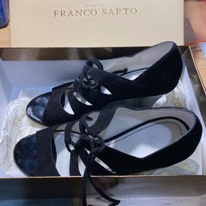 Franco Sarto high heel wedges, sz 10, worn 3 times